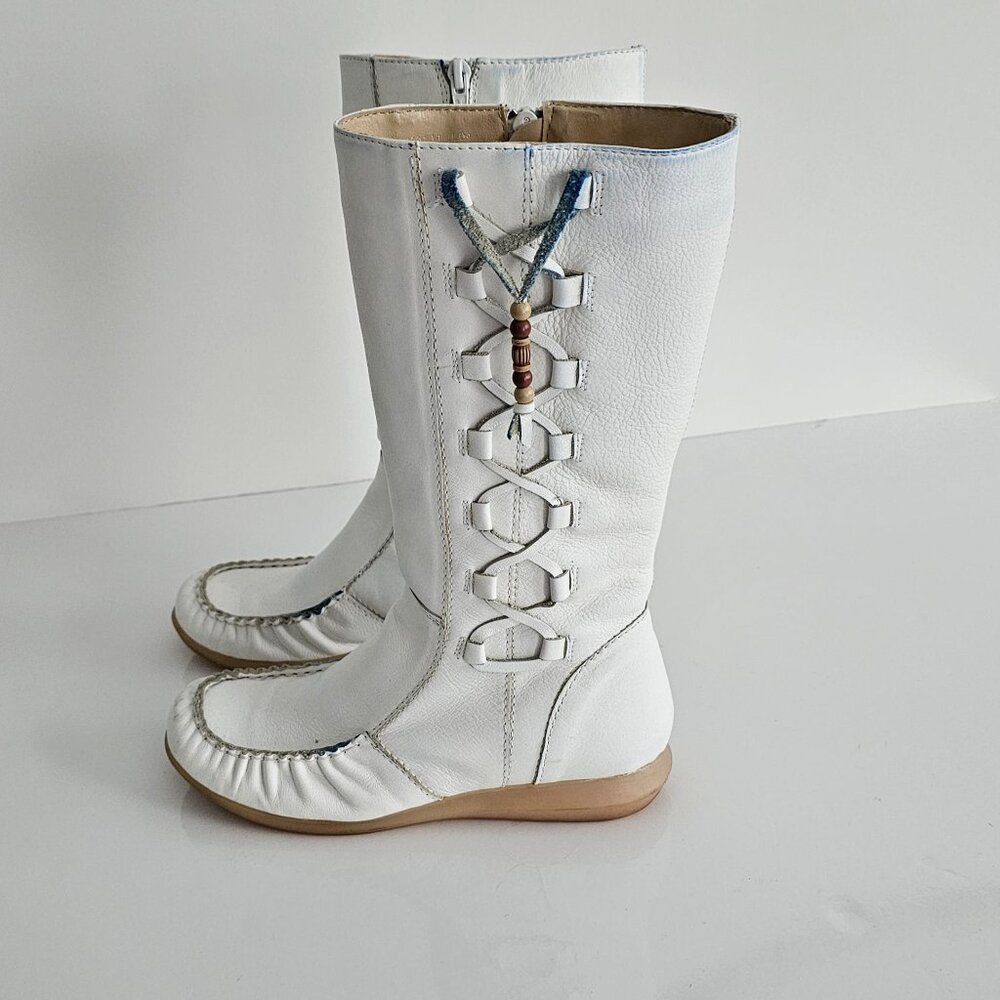 MOCCASSIN BOOTS -Leather -RARE!